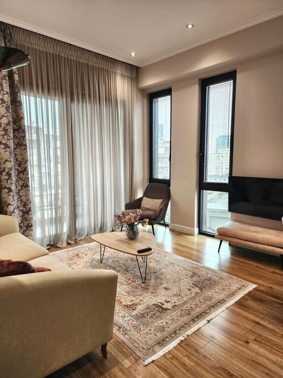 Hera e Pare Me Qera: Apartament Luksoz 2+1+2wc | 110 m² 📍Rr. e Elbasanit - PARK GATE, Ambasada Amerikane || Pallati me i Kerkuar (1,500€/muaj)

