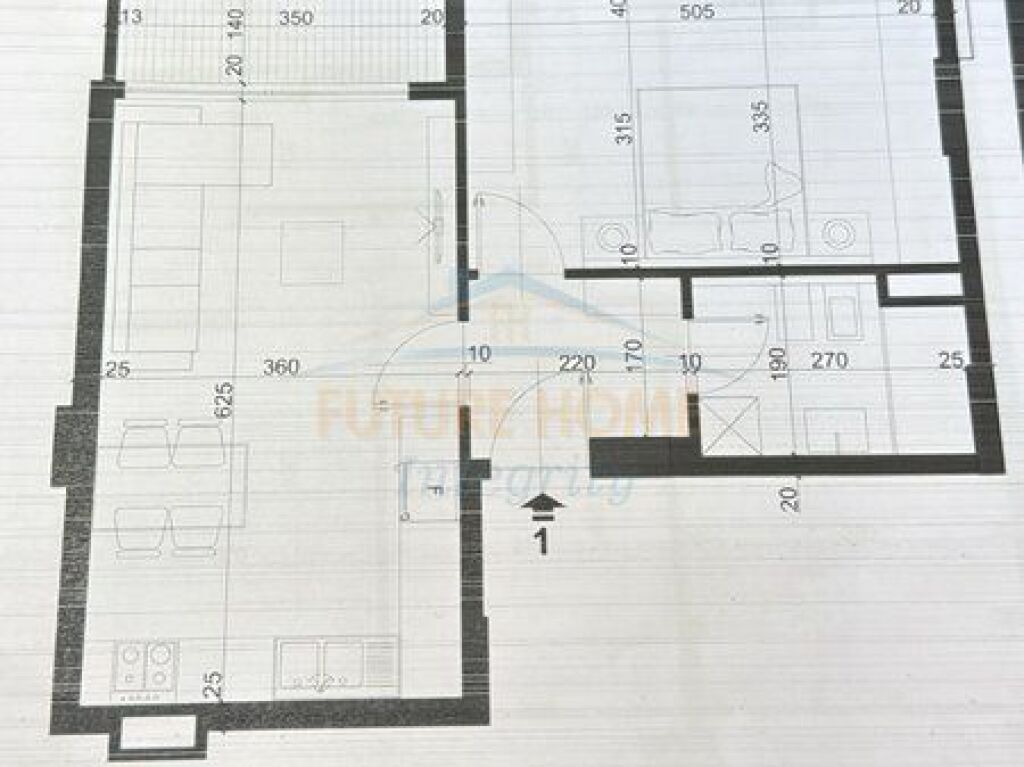 In vendita, Appartamento 1+1, City Residence, Tirana.