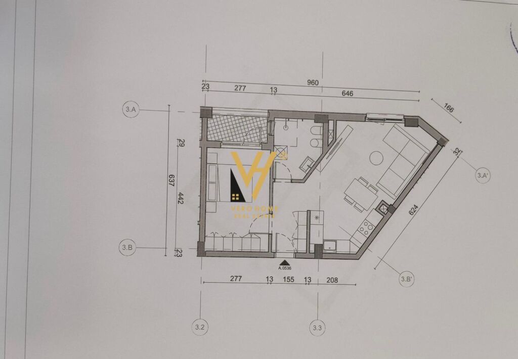 VENDESI APPARTAMENTO 1+1+BLK AL REZ.OXA, FRESK 9.500.000 LEKE