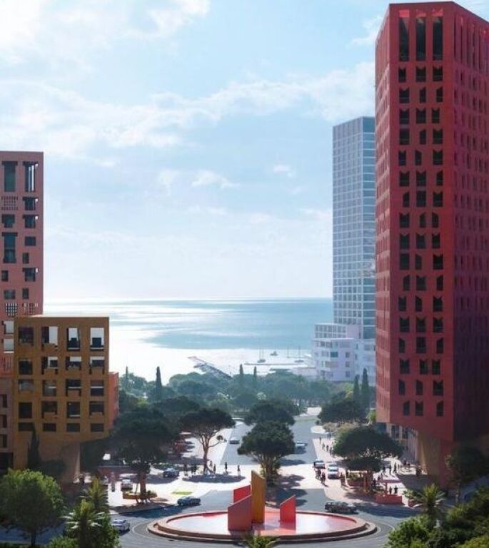 Shitet apartament 1+1 tek Vlora Marina