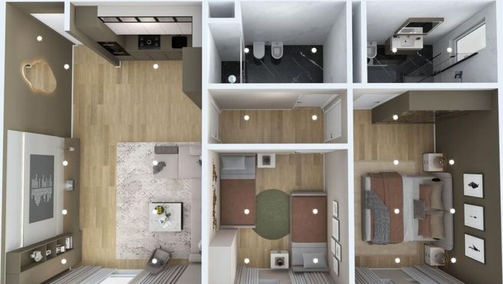 RIVERSIDE RESIDENCE SHESIM APARTAMENT 2+1+2 MUNDESI PAGESE ME KESTE !