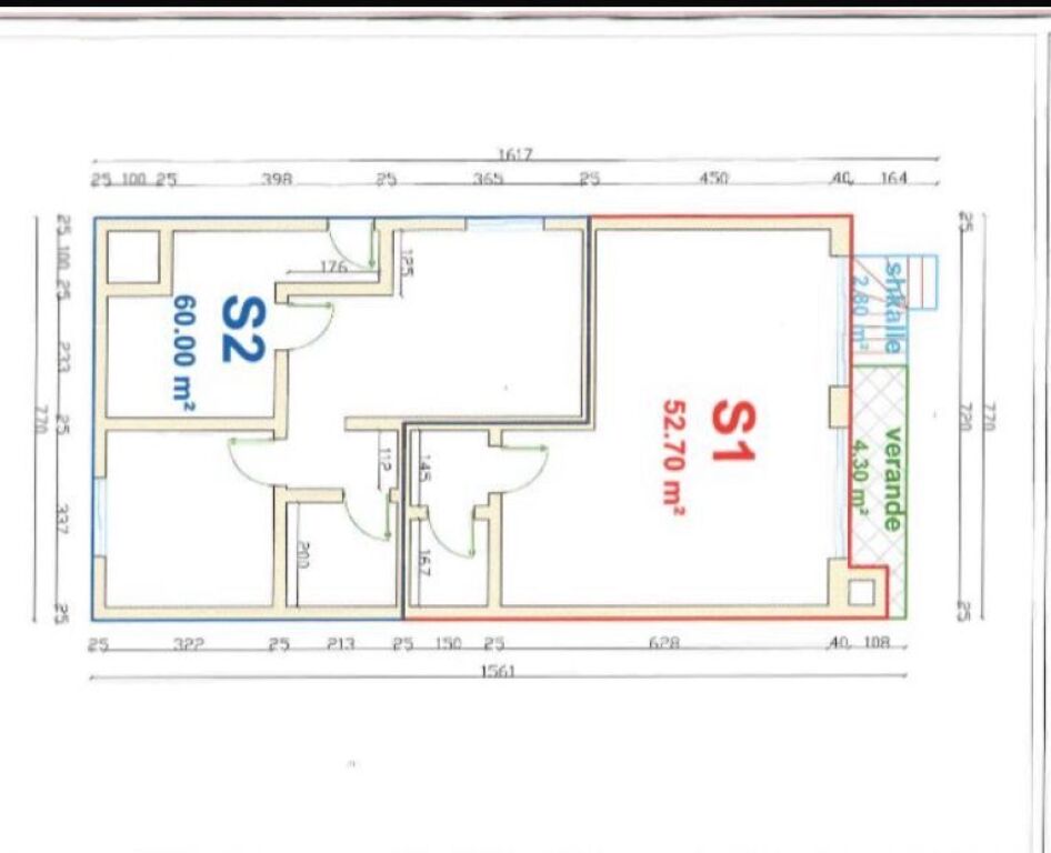 Shop for sale on the ground floor at Myslym Shyri