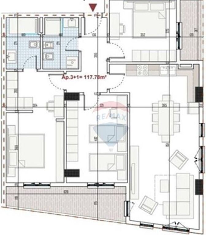 Apartment 3+1+2 for sale in Ringside Residence Apartment 3+1+2 for sale in Ringside Residence, Paskuqan OPPORTUNITY 🏙️