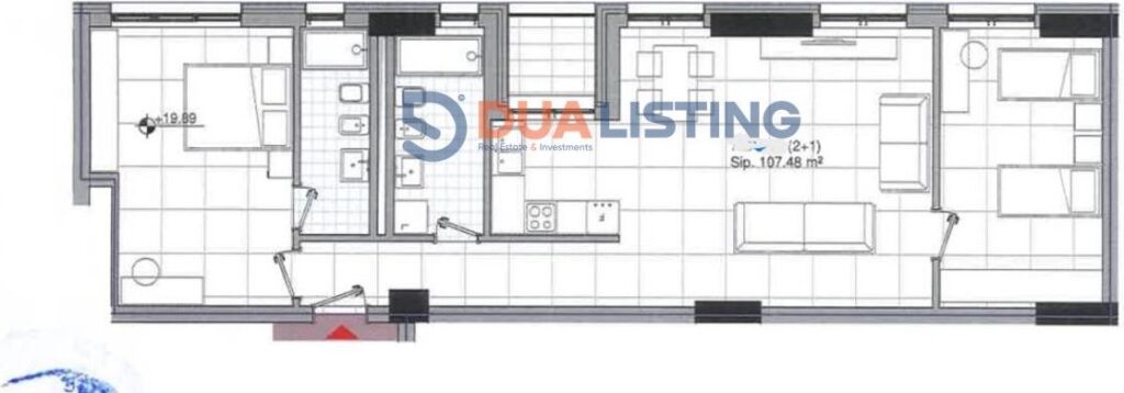 VENDIAMO APPARTAMENTO 2+1 ALL'INIZIO DEL NUOVO BOULEVARD!