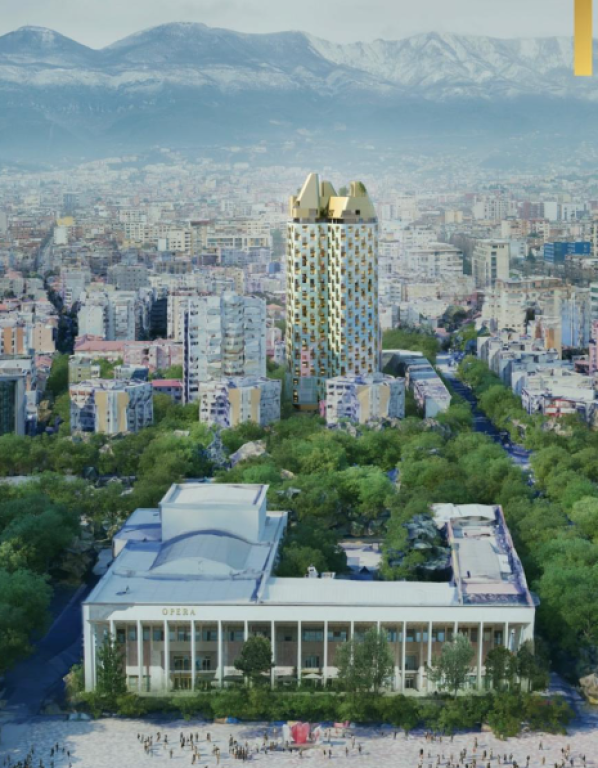 🏡 Shitet Apartament 1+1 – Bazaar Gate, Qendër Tiranë