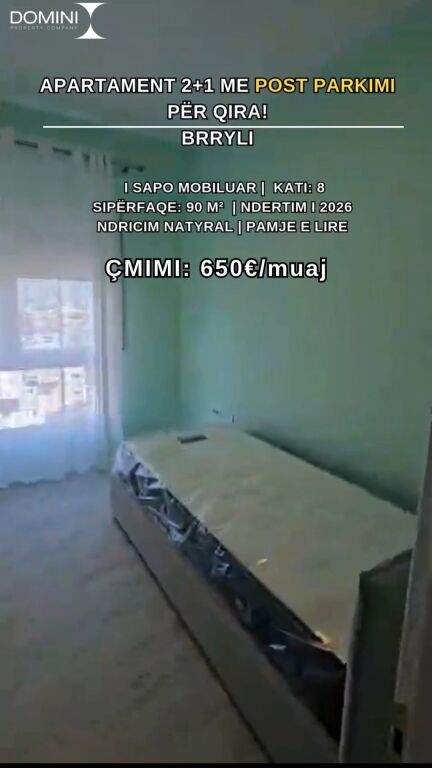 Appartamento 2+1 con Posto Auto in Affitto a Brryli