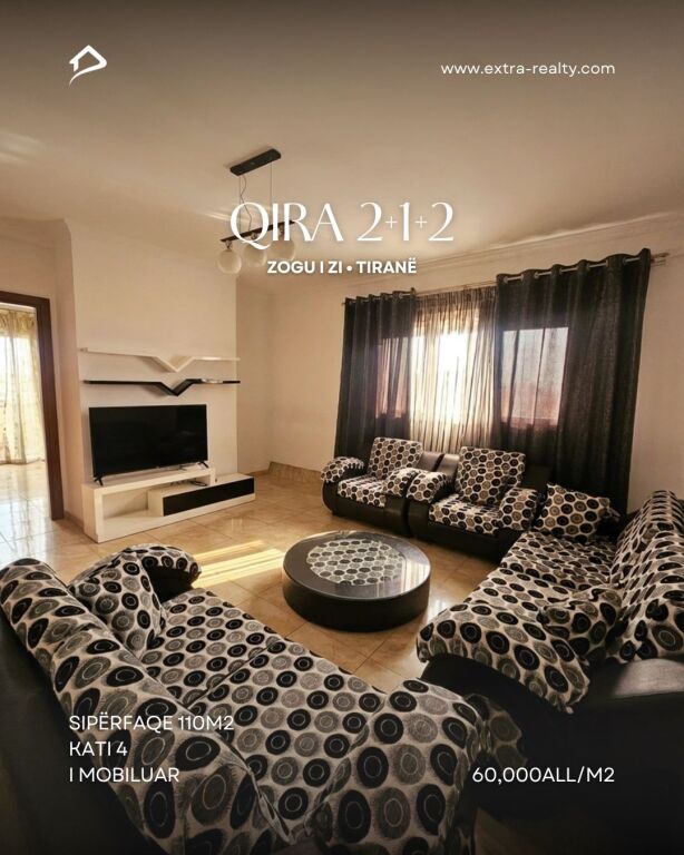 APARTAMENT 2+1+2 PER QIRA
