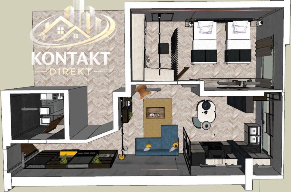 3 Studio Apartments for Rent – “Paralel Living” Complex