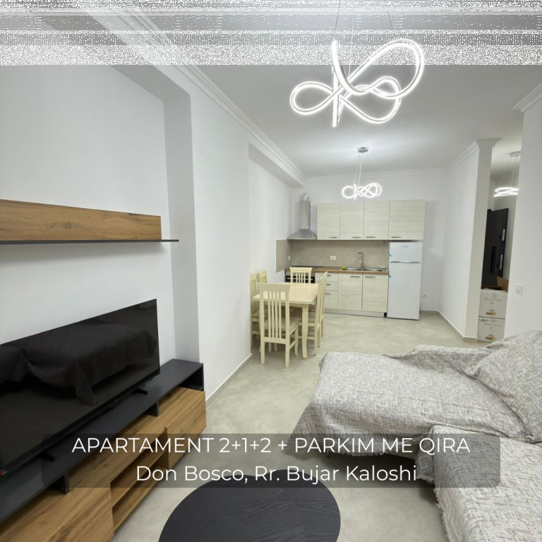 Apartament 2+1+2 + parkim me qira – Don Bosco