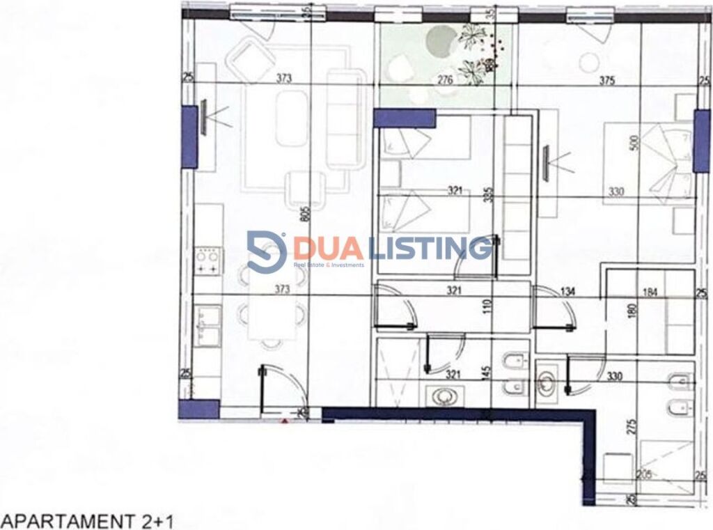 Shitet apartament modern 2+1+2 tek White Tower,Komuna e Parisit!!