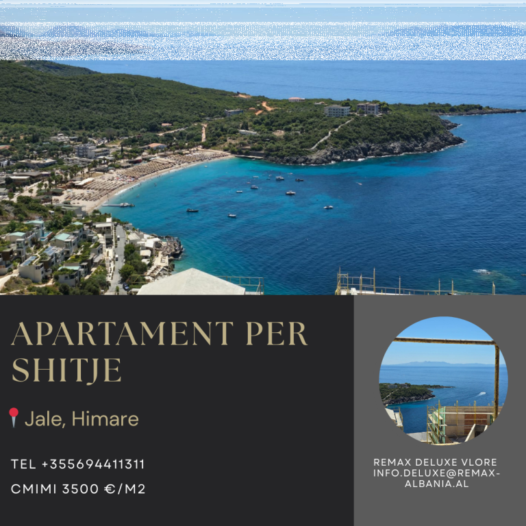 🏖️ APARTAMENTE NË SHITJE – JALË, VLORË
