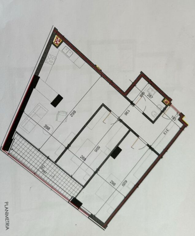 Shitet Apartament 2+1 tek Rezidenca Forest, Shkoze