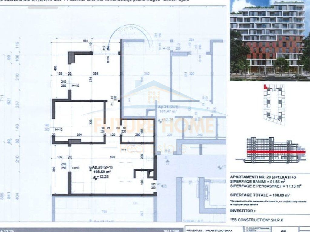 Sale, Apartment 2+1+2, Aviation Field