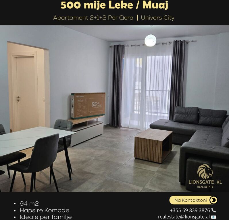 Apartment 2+1+2 for rent