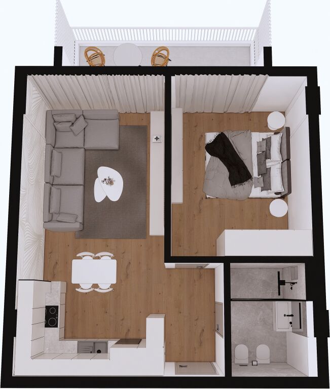 Apartament Shitje ne Qerret 300 m nga deti. "Viktori" Luxury Apartments