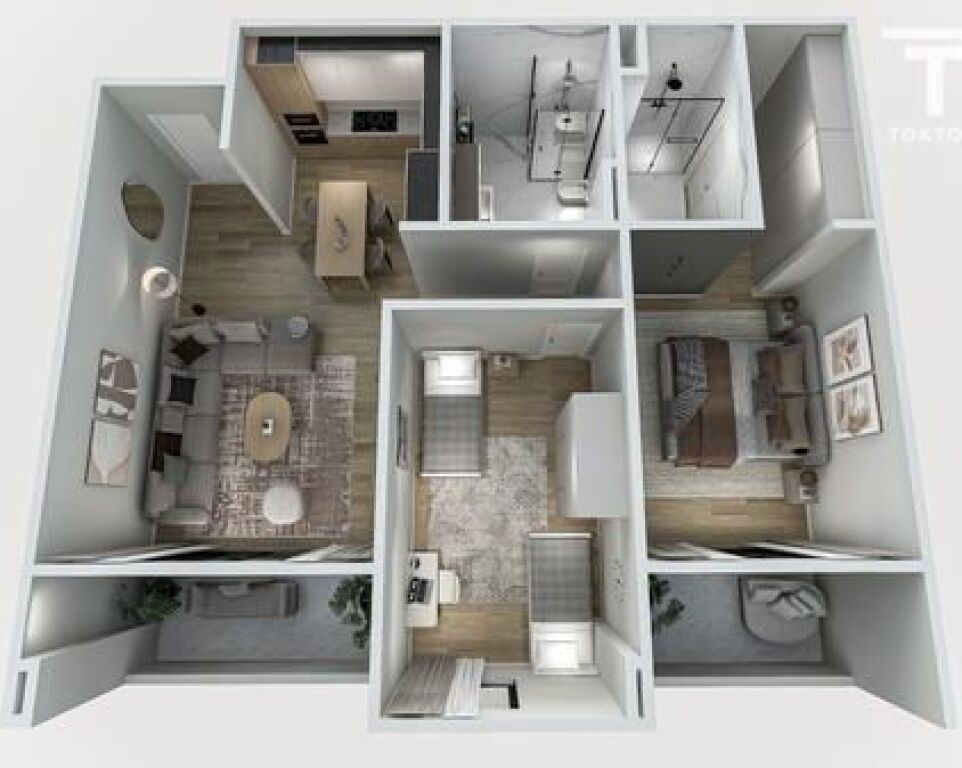 VENDESI APPARTAMENTO 2+1+2, RIVERSIDE RESIDENCE, VIA "JAVER MALO", TIRANA