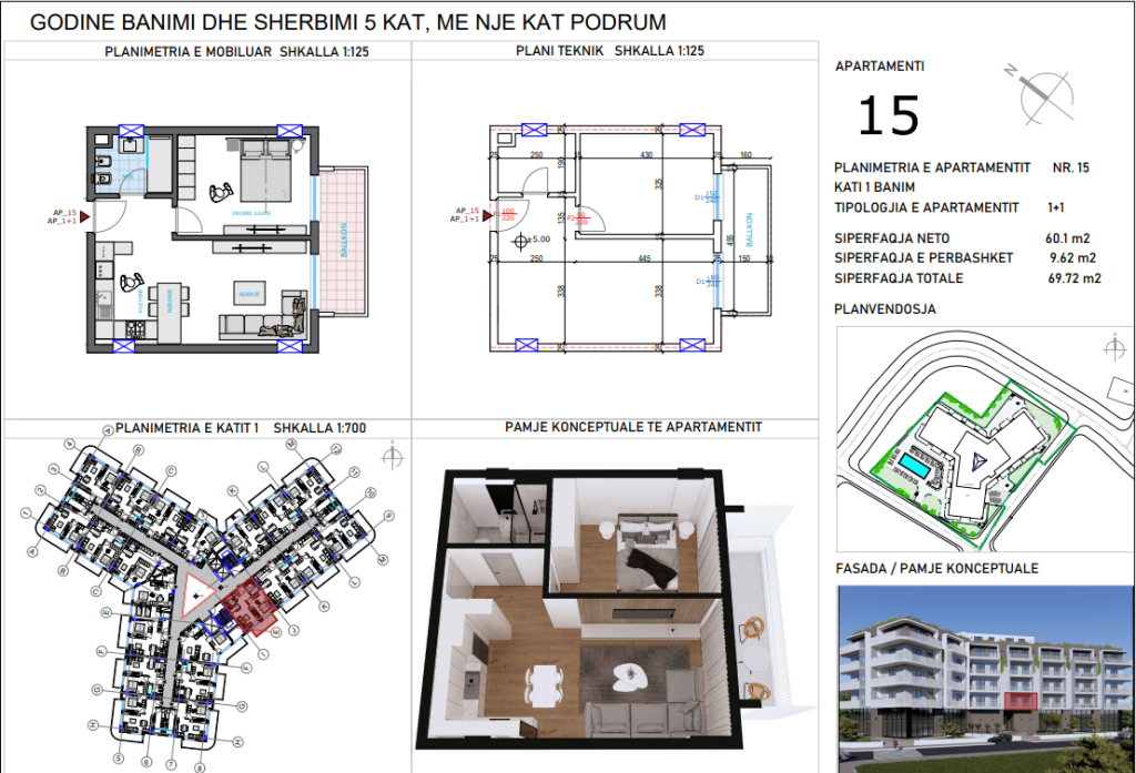 Apartament ne shitje Qerret 300m nga deti, rezidenca "Viktori" Luxury Apartaments