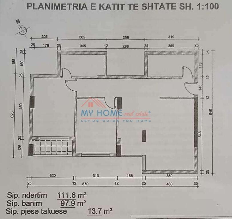 Apartament 2+1 ne shitje ne Astir Tirane