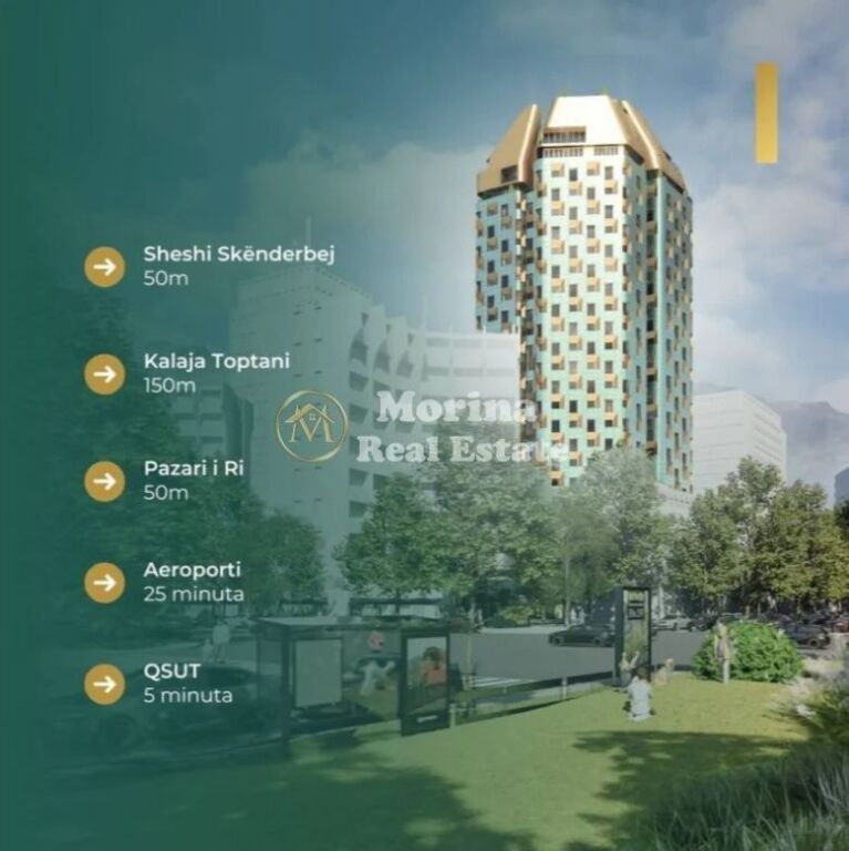 Sale | Apartment 1 + 1 + Parking Spot | Skanderbeg Square | 300000 €