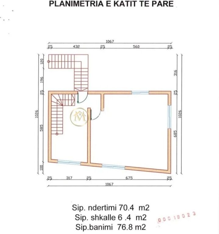 Shitje | Vilë 2 Kateshe | Ish Sheshi Shqiponja | 400000 €