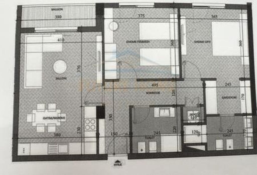Apartment 2+1+2 for sale, “Diellon” Complex, Paskuqan, Tirane