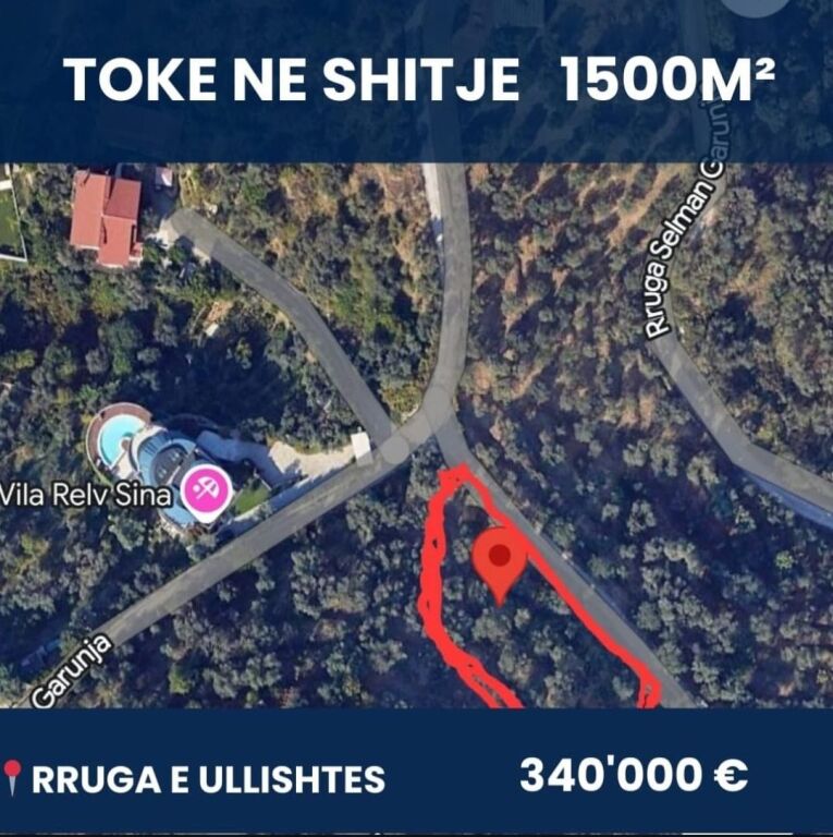 Toke ne shitje 1'500M2 Rr Ullishtes, Liq Thate