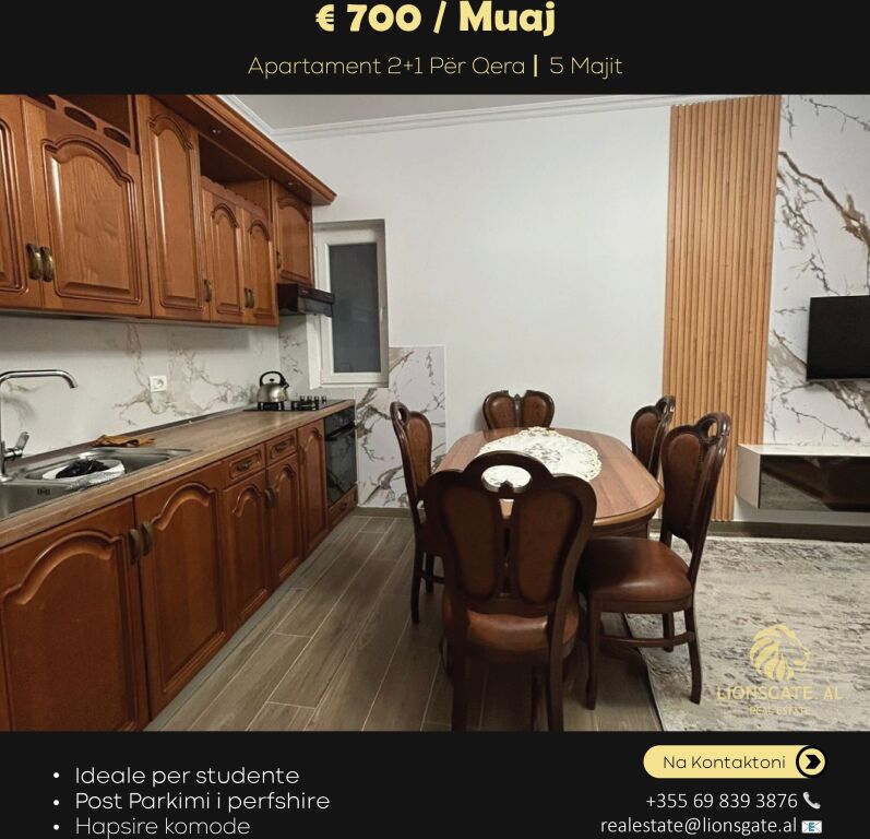 Apartament 2+1 me qera