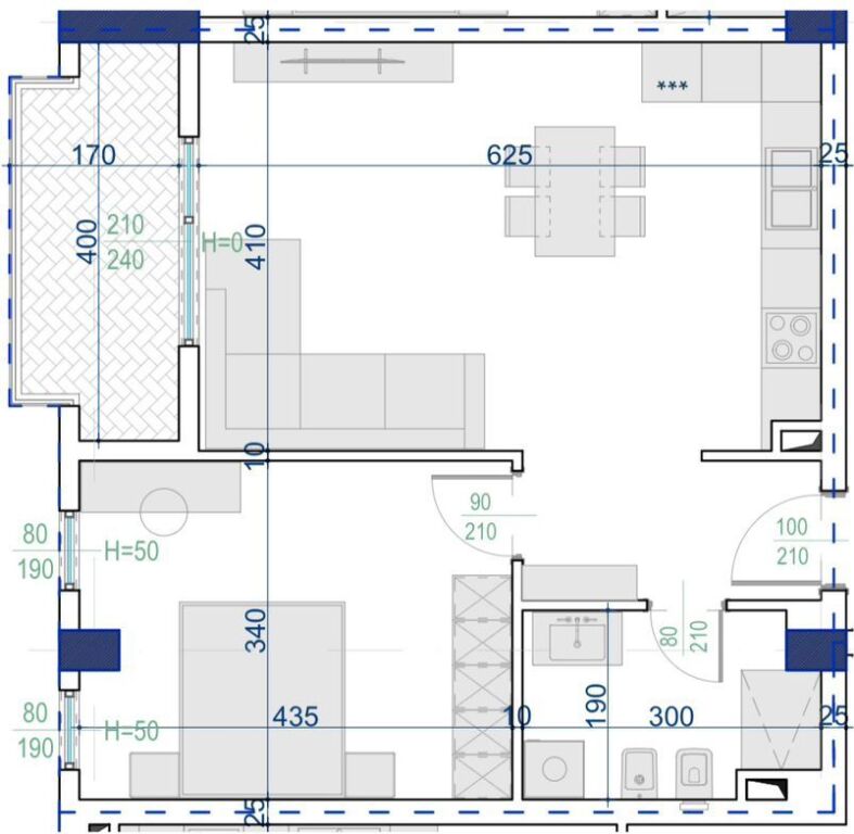 SHITET APARTAMENT 1+1 KAMEZ 64.300 EURO