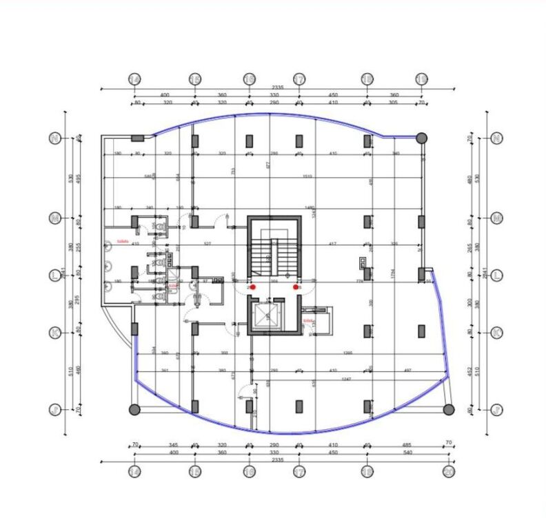 UFFICIO IN AFFITTO 840 M2 STAZIONE DEI TRENI 6.800 EURO