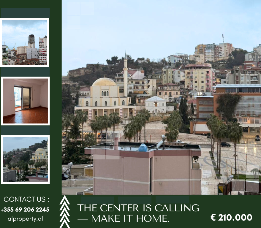 🏢 Apartament 3+1+2 për Shitje — Afër Bashkisë, Durrës