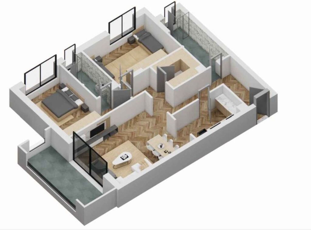 Apartament ne ndertim