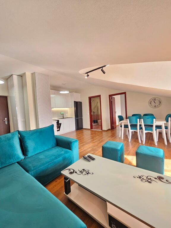 Shkozë "with view of Lake Farkes First time for rent Apt 1+1 (+ Bllkn) 100% New 5 min from Tegu, with fantastic view of Lake Farkes .📍 ( Doros Residence)* New Building | *47,000 leke / Month* 🔥 Everything new
