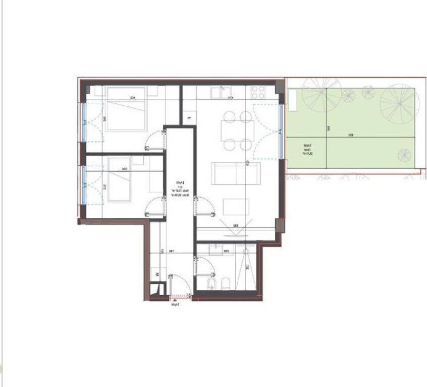 OKAZION!SHESIM APARTAMENT 2+1 ME OBORR NË SQUARE VILLAGE,DHËRMI!