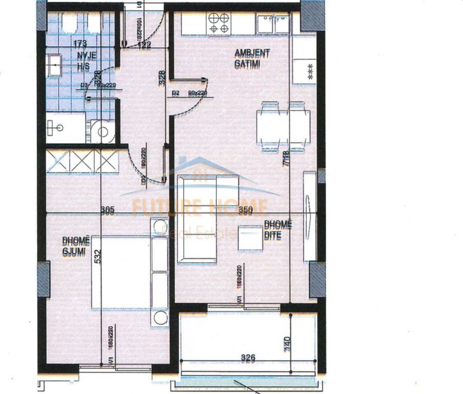 Shitet, Apartament 1+1, Fusha e Aviacionit, Tiranë.