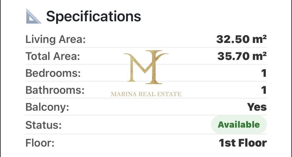 STUDIO FOR SALE NEAR ORIENTAL GOLEM