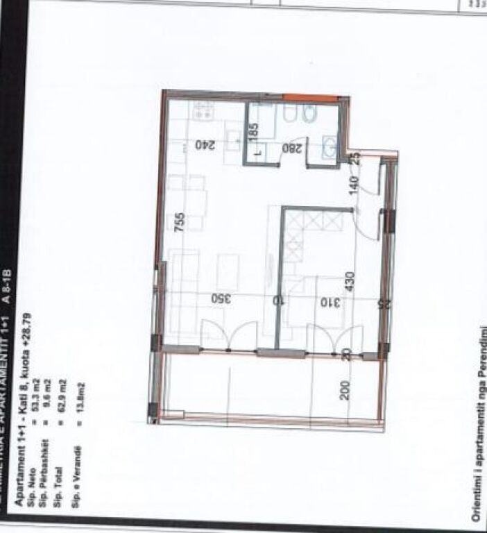 Viva  prane Delijorgjit,1640 Euro m ² ,1+1 76.7 m2,