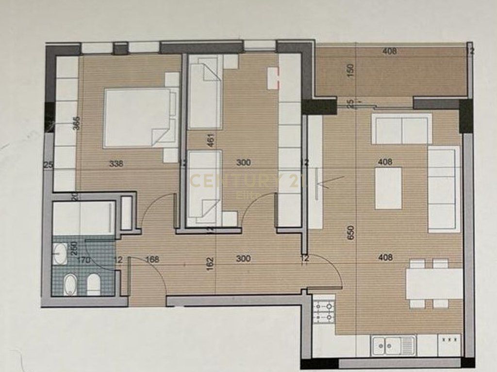 APARTAMENT 2+1 NE SHITJE NE UNIVERS CITY