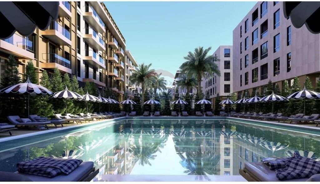 Shitet apartament 1+1 te Palm Pardise Residence