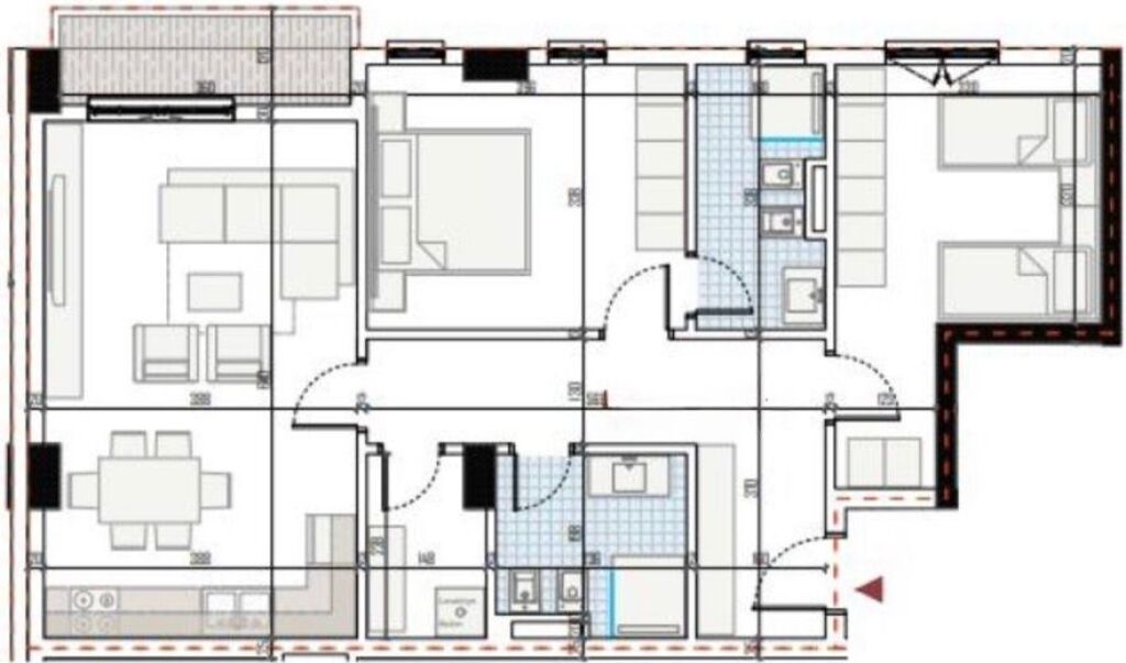 ✨Apartment 2+1+2 for Sale | 📍Ringside Residences, Paskuqan