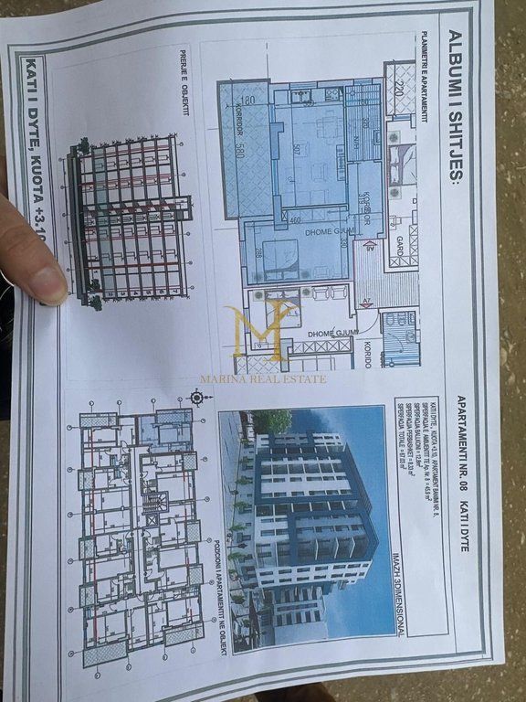 SHITET APARTAMENT 1+1 NE GOLEM SHUME PRANE DETIT!