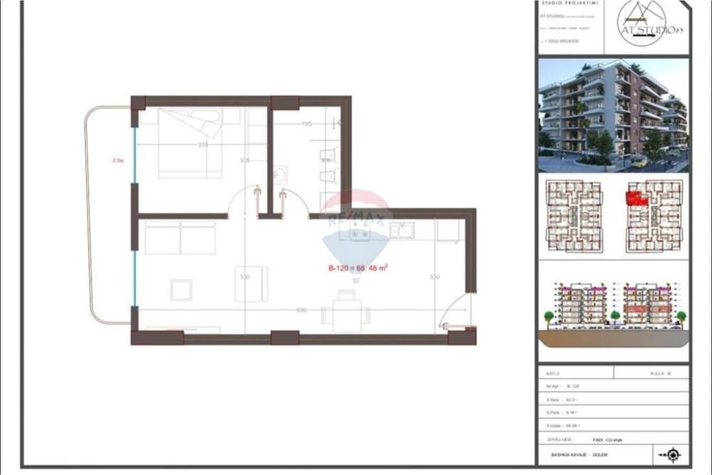 Apartment - For Sale - Golem, Durrës 85,000 €