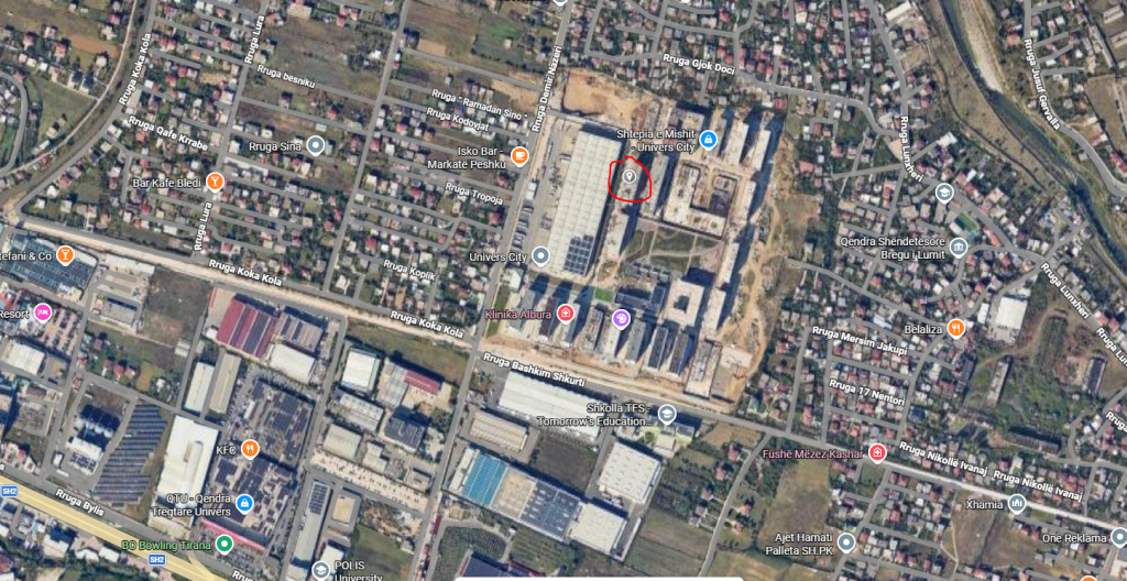 Jepet me qera ambienti i bizensit 2 katesh Duplex ne Univers City, i sapoinvestuar, Pallat i ri