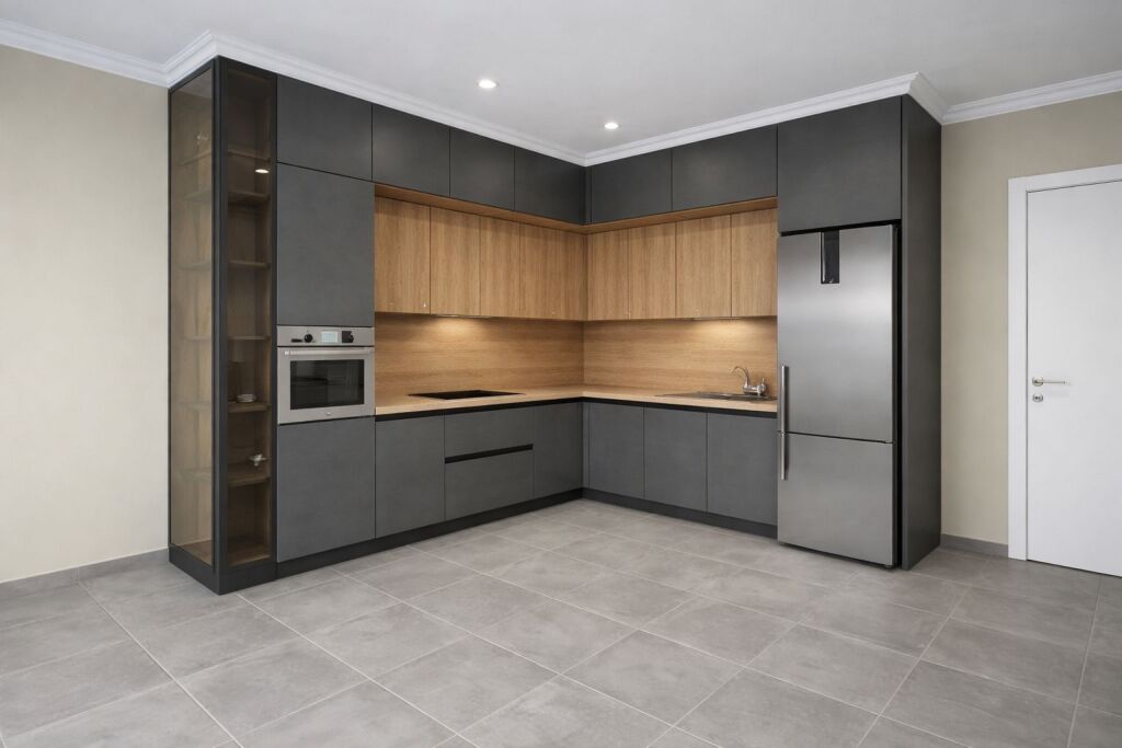 Apartment 1+1 for rent in Kamez