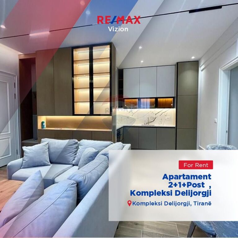 SUPER APARTMENT 2+1+PARKING SPACE --DELIJORGJI COMPLEX