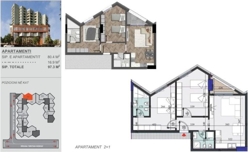 VENDESI APPARTAMENTO 2+1+2 PRESSO COLONNADE RESIDENCE