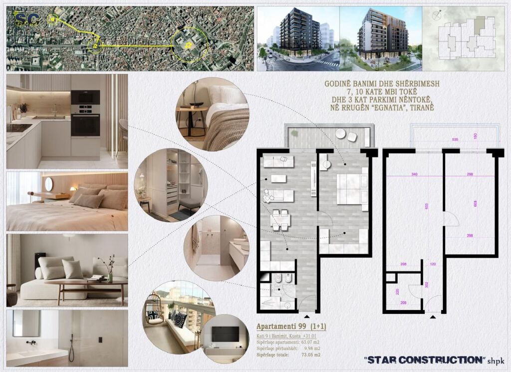 Appartamento 1+1 in vendita Via Egnatia, Don Bosko!