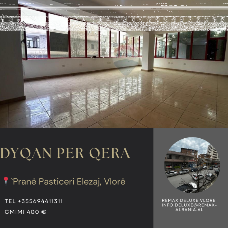 Dyqan me Qera,Pranë Pasticeri Elezaj – Vlorë