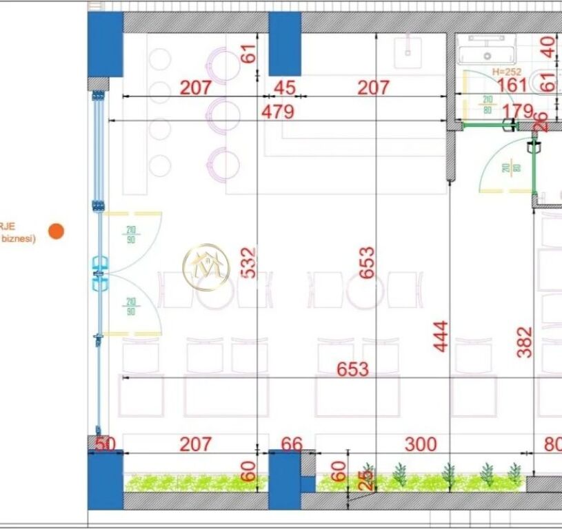 Rent | Business Premises | Barrikadave Street | 700 €/month