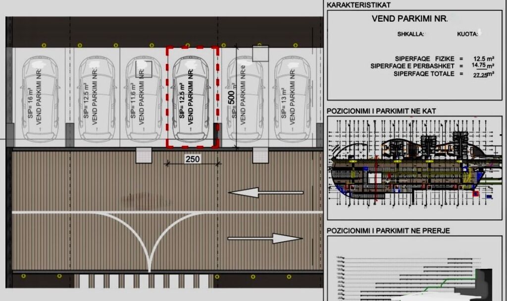 SHITET POST PARKIMI NË REZIDENCËN KODRA 2