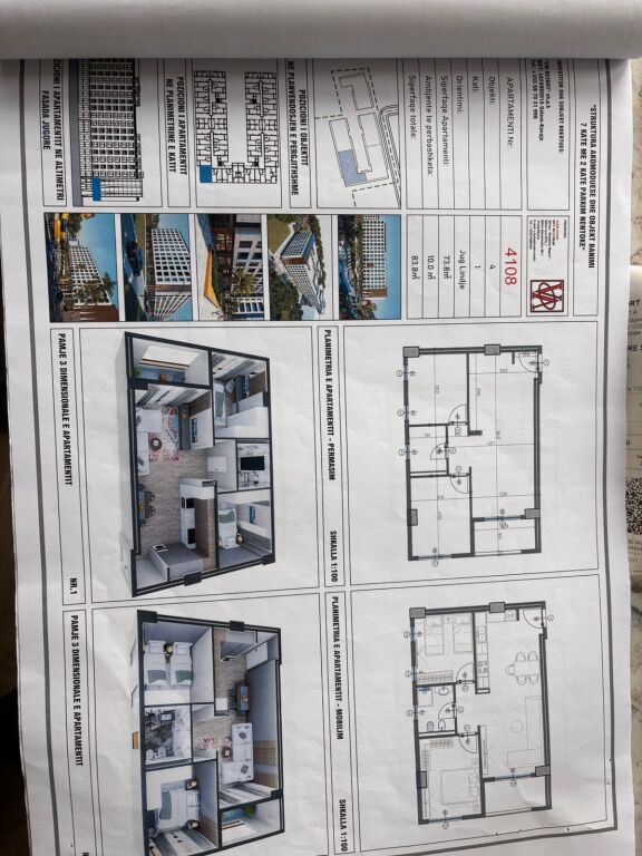 SHITEN APARTAMENTE 1+1 - 2+1 VM RESIDENC